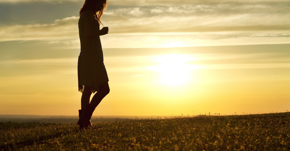 Sunset Woman