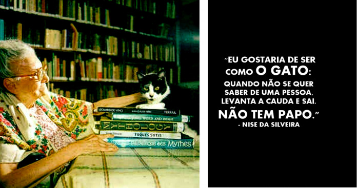 Nise da Silveira: gateira de carteirinha