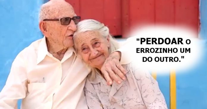 Seu Zeca ( 100 anos) e dona Ivanira ( 89 anos) falam sobre o amor duradouro