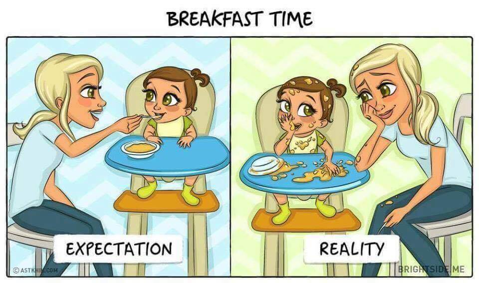 psicologiasdobrasil.com.br - Ilustradora mostra antes e depois da chegada de um bebê na vida de um casal.