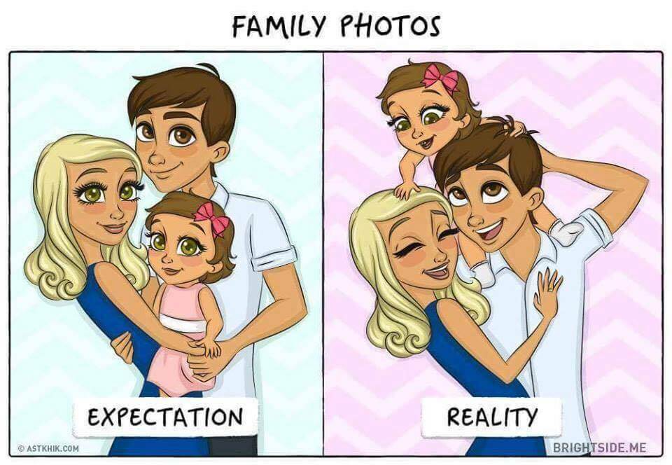 psicologiasdobrasil.com.br - Ilustradora mostra antes e depois da chegada de um bebê na vida de um casal.