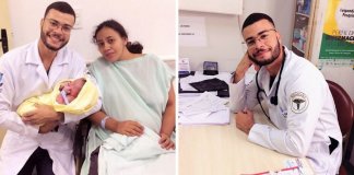 Estudante de medicina comove-se com tamanha humildade de mulher prestes a dar à luz pela primeira vez