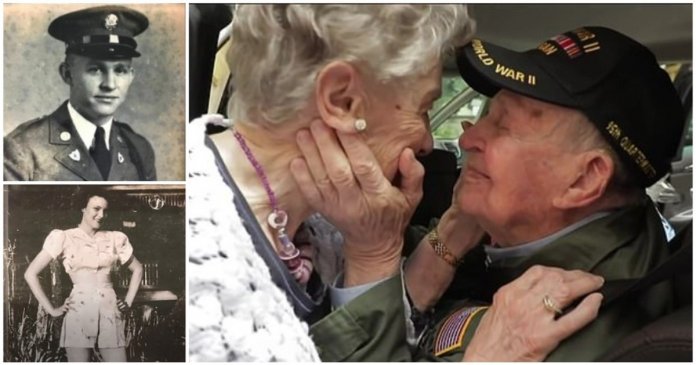 Veterano de guerra reencontra amor da juventude depois de 75 anos