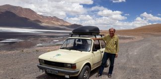 Aposentado viaja 15 mil km pela América do Sul com um Fiat 147