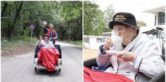 Voluntários de todo o mundo estão levando avós para passear de bicicleta