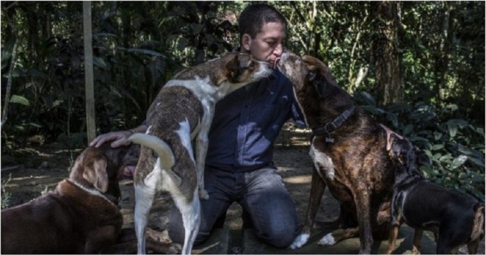 Abrigo no RJ só contrata pessoas sem-teto que amam animais