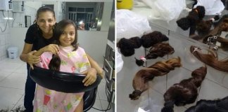 Cabeleireira doa cabelo das clientes a Hospital do Câncer de Goiás