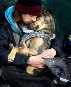 psicologiasdobrasil.com.br - Cães e moradores de rua: O amor mais sincero e desinteressado que pode existir!