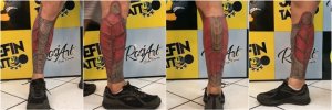psicologiasdobrasil.com.br - Pai tatua prótese na perna para ficar igual à filha: “Somos todos iguais”