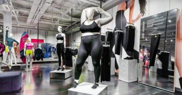 Nike introduz manequins plus size em suas lojas em Londres