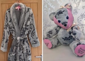 psicologiasdobrasil.com.br - Roupas de pessoas queridas que se foram viram “ursinhos da memória” nas mãos de artista