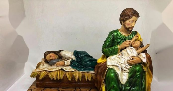 “Deixemos a mãe descansar”: o presépio que comoveu o Papa