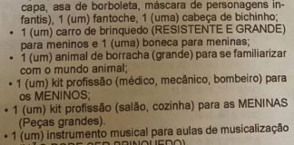 Lista de material escolar causa polêmica: kit de médico para meninos e cozinha para meninas