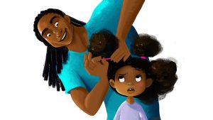 psicologiasdobrasil.com.br - Animação fofa retrata pai afro-americano aprendendo a pentear o cabelo da filha (assista!)