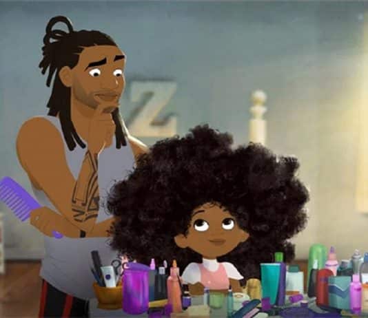 Animação fofa retrata pai afro-americano aprendendo a pentear o cabelo da filha (assista!)