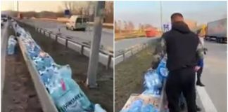 População da Alemanha está deixando comida na estrada para caminhoneiros