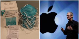 Apple doa 10 milhões de máscaras para ajudar no combater ao coronavírus