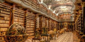 Biblioteca mais bonita do mundo está em Praga