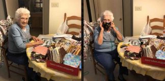 Vovó de 89 anos costura 600 máscaras enquanto ouve Beatles