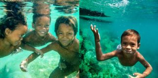 As crianças dessa tribo sofreram mutações para poderem ver debaixo d’água como golfinhos