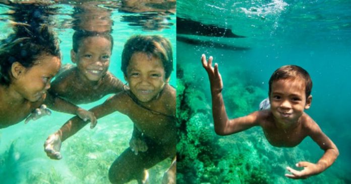 As crianças dessa tribo sofreram mutações para poderem ver debaixo d’água como golfinhos