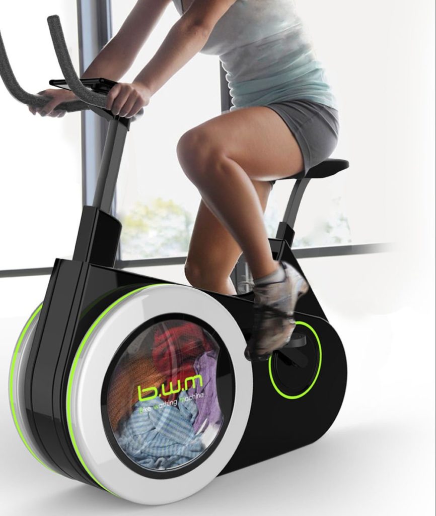 psicologiasdobrasil.com.br - Esta bicicleta permite que você lave roupas ao mesmo tempo em que se exercita