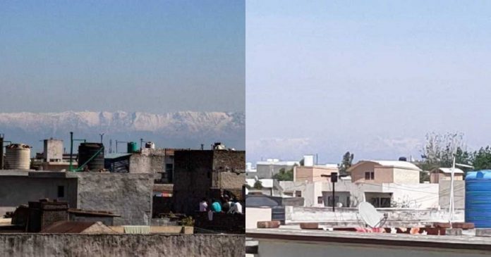 Com diminuição da poluição, Picos do Himalaia estão visíveis de novo