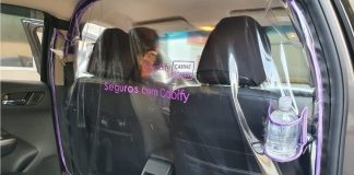 Cabify disponibiliza película para garantir isolamento entre motorista e passageiro