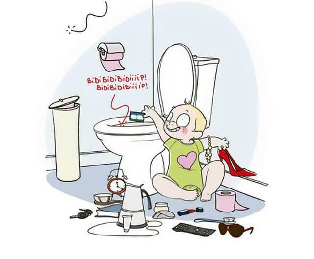 psicologiasdobrasil.com.br - 21 ilustrações sobre como é a vida de uma mãe após o nascimento dos filhos