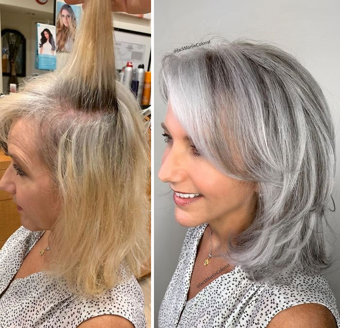 psicologiasdobrasil.com.br - Cabeleireiro estimula clientes a exibirem cabelos brancos promovendo incríveis mudanças de visual