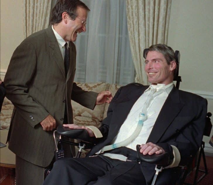 Robin Williams foi a primeira pessoa que fez Christopher Reeve rir depois do acidente