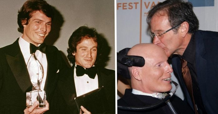 Robin Williams foi a primeira pessoa que fez Christopher Reeve rir depois do acidente