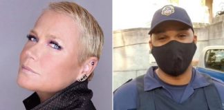 Xuxa presta homenagem a guarda civil humilhado por desembargador