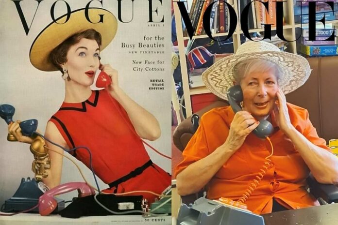 psicologiasdobrasil.com.br - Vovôs e vovós criativos recriam capas icônicas da Vogue e o resultado é hilário