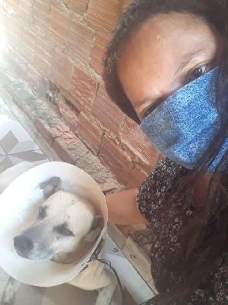 psicologiasdobrasil.com.br - Depois de perder sua mãe para COVID-19, mulher adota cachorro de rua que a confortou