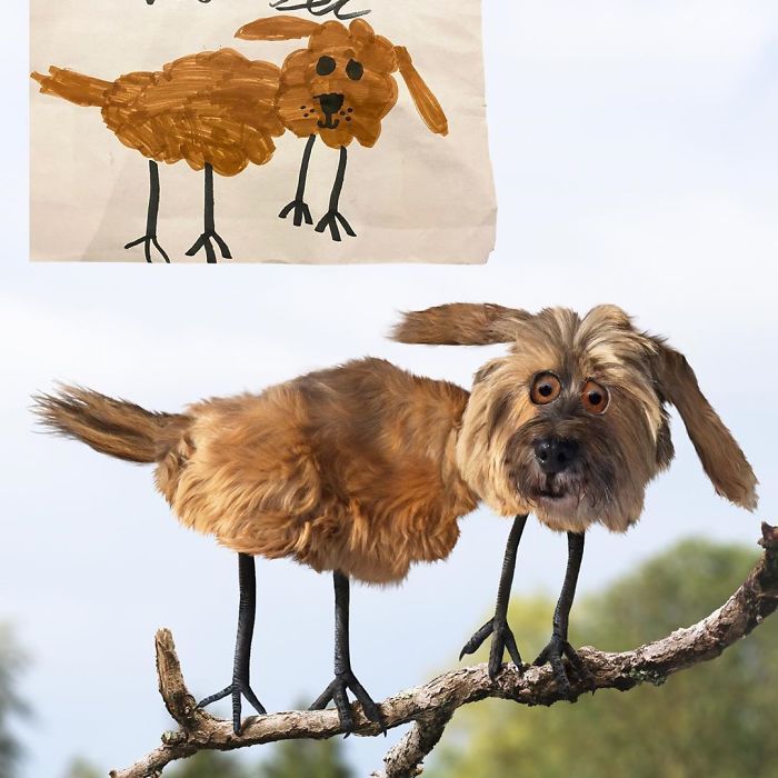 psicologiasdobrasil.com.br - Pai recria desenhos dos filhos no Photoshop e o resultdo é ao mesmo tempo fofo e hilário