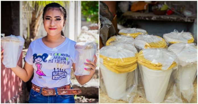 Adolescente doa dinheiro de sua festa de 15 anos para os desempregados durante a pandemia