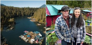 Casal vive no mar há 29 anos em uma ilha sustentável que construiu