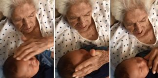 Vovó com Alzheimer lembra antiga canção de ninar e canta para bisneto recém-nascido