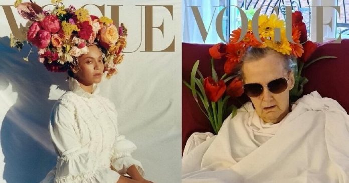 Vovôs e vovós criativos recriam capas icônicas da Vogue e o resultado é hilário