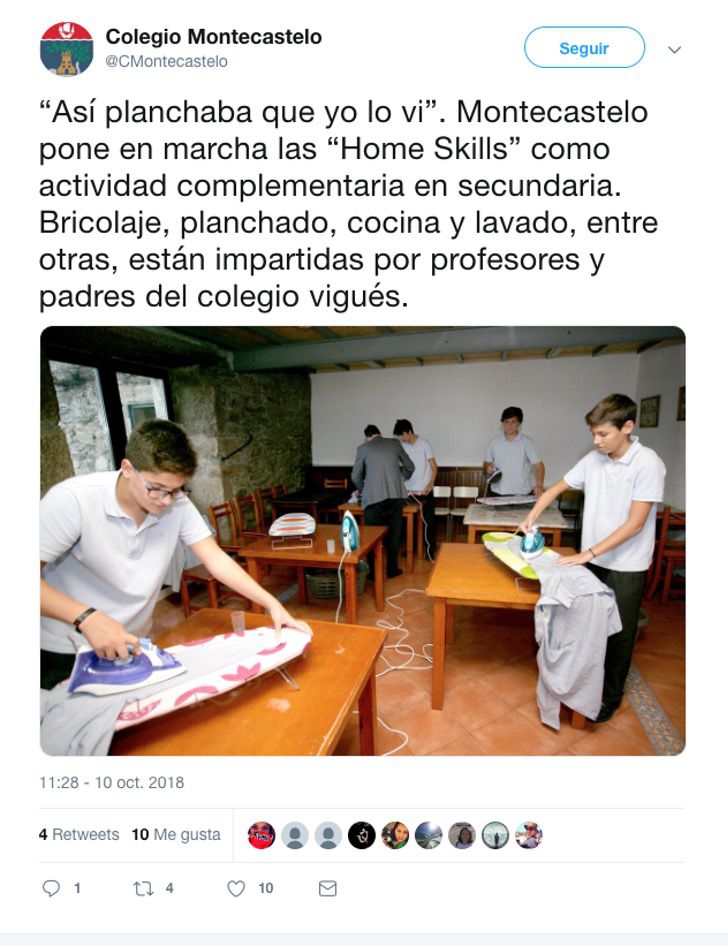 psicologiasdobrasil.com.br - Escola ensina meninos a lavar, passar e cozinhar para que aprendam sobre igualdade