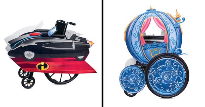 Disney lança linha de capas para cadeiras de rodas que trazem a magia dos filmes para a vida real