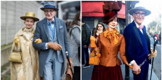 Casal de idosos alemães chama a atenção por suas roupas incríveis