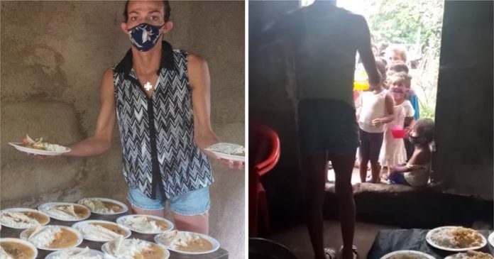 Youtuber se dedica a alimentar crianças necessitadas durante a pandemia