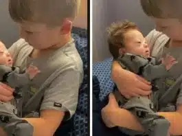 Seu irmãozinho nasceu com Down, e ele o ama tanto que não consegue parar de cantar para ele