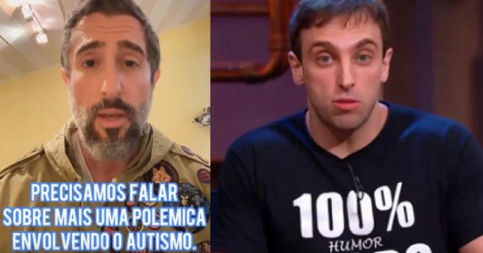 Marcos Mion se pronuncia sobre humorista que fez ataques a autistas