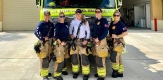 Corpo de Bombeiros faz história com grupo de comando feminino