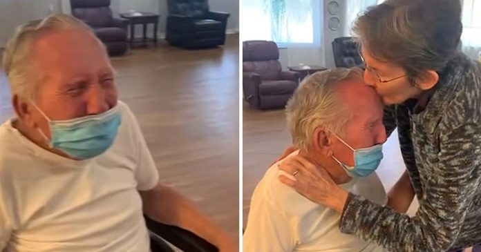 Casal com 60 anos de união se reencontra após 215 dias separados pela pandemia. Choraram de alegria
