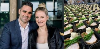 Eles cancelaram a festa de casamento e pagaram o buffet para servir refeições aos necessitados Eles cancelaram a festa de casamento e pagaram o buffet para servir refeições aos necessitados