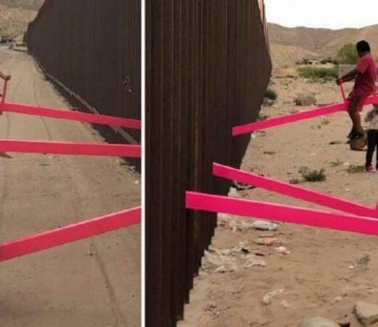 Gangorras instaladas em muro da fronteira entre EUA e México recebem importante prêmio